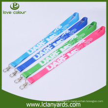 Polyester printing logo custom college lanyards no minimum order